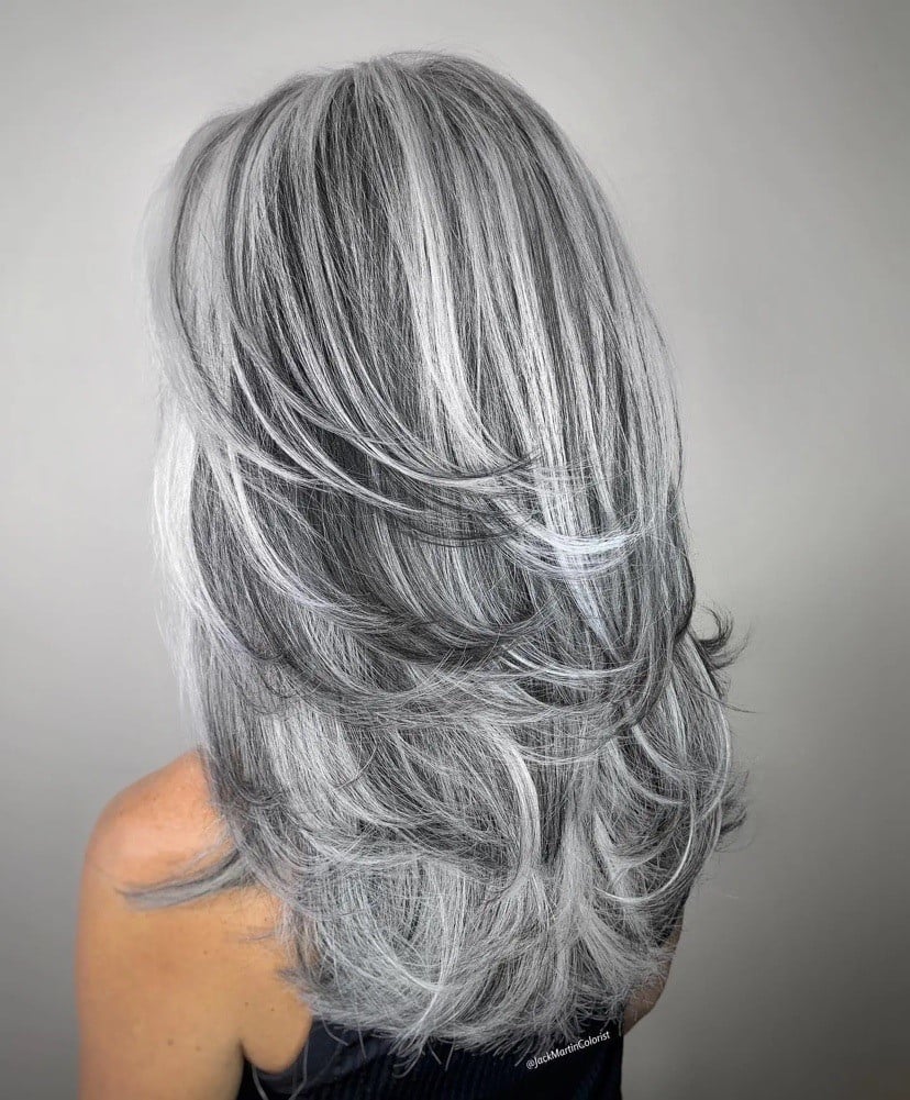 grey hair topper